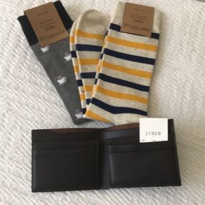 New with Tags  men’s wallet and socks
